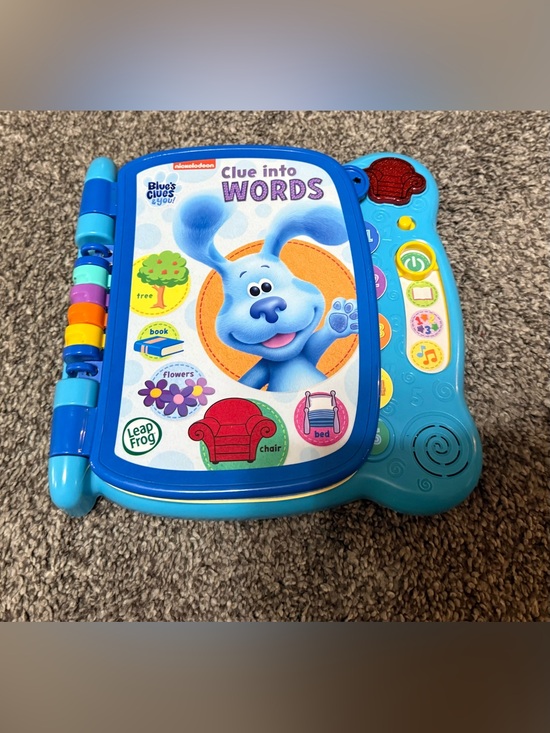 Other - Blue's Clue 'Clue Into Words' Interactive Learning Book - Blue